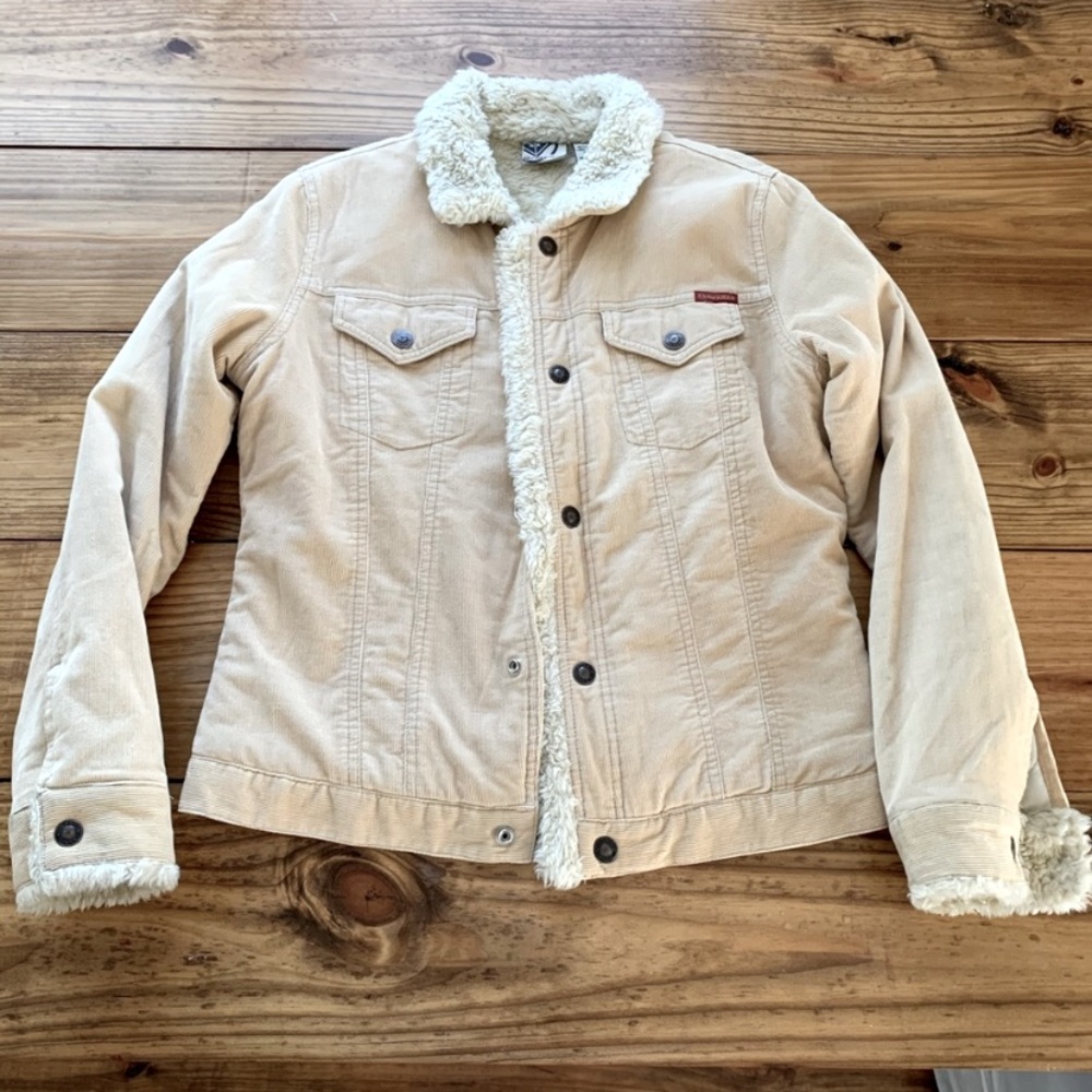 Roxy corduroy faux fur lining, L